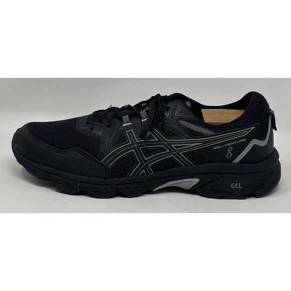 Asics Gel Venture 8 Running Shoes Men’s 12 Black Lace Up Sneakers Gym EUC - Picture 10 of 13